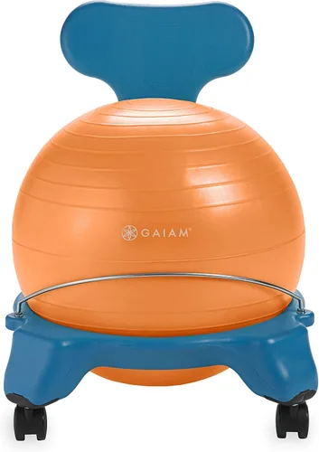 Vista 9 de Gaiam Silla clásica de equilibrio, asiento de estabilidad Azul/Verde