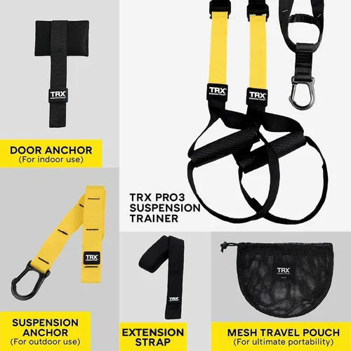 Vista 8 de TRX Entrenador de suspensión Pro3 + TRX Training Membresía bajo demanda de 6 meses