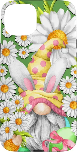 Vista 9 de Funny Easter Gnome Graphic for Women Teachers and Daisy Mom Case for iPhone 17
