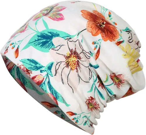 Vista 44 de JarseHera Gorro holgado de mujer con encaje de algodón, gorros para quimioterapia, gorros para el cáncer, turbante