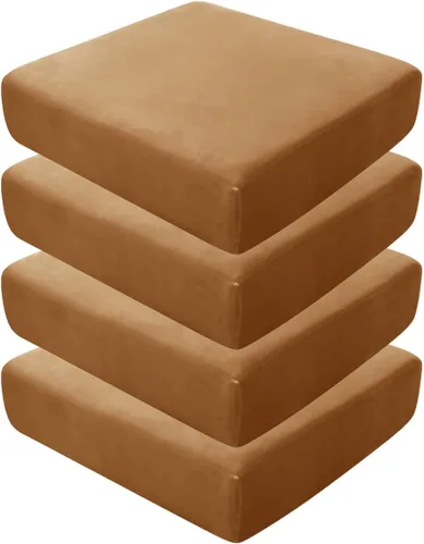 Vista 49 de Fundas de asiento de terciopelo ultra suave, fundas de cojín de asiento suave SOFE fundas de sofá con parte inferior elástica lavable funda