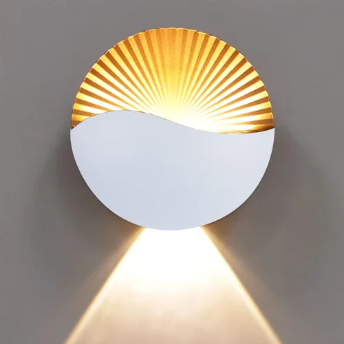 Vista 8 de XEYOU Aplique de pared moderno de 12 W, lámpara de pared LED impermeable IP65 de aluminio para interiores, montaje en pared, lámpara LED
