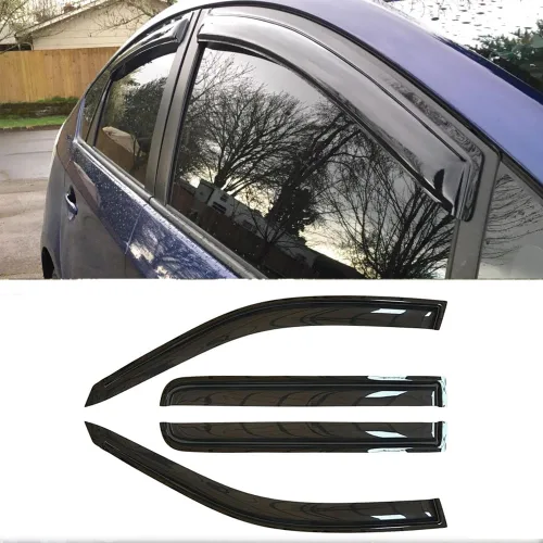 Vista 6 de Deflectores de viento para ventana lateral a prueba de lluvia para Chrysler Sebring 2007-2010; Chrysler 2000 2011-2014, juegos de protectores