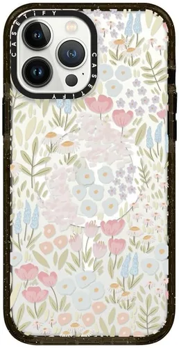 Vista 129 de CASETiFY Impact - Funda para iPhone 13 [protección contra caídas de 6.6 pies/compatible con Magsafe] Black Kingsnake, color negro transparente