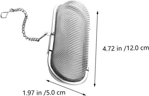 Vista 6 de Cabilock Colador de té de acero inoxidable para condimentos de especias, 2 unidades para cocinar té