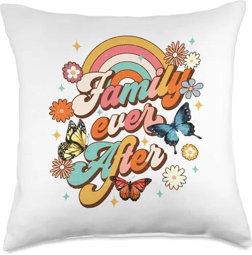 Vista 5 de Gotcha Day Foster Family Ever After Get Attached Adoption - Almohada de 16 x 16 pulgadas, multicolor