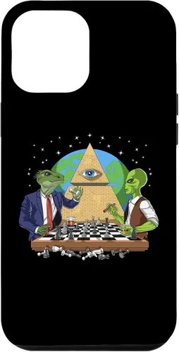 Vista 25 de Funda para iPhone 14 Pro Alien Illuminati Conspiracy Theory All Seeing Eye Aliens