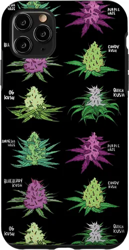 Vista 13 de Weed Pattern Kind of Weed Pot Stoner Marihuana Cannabis Leaf Case para iPhone 17