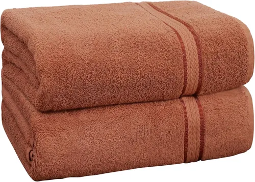 Vista 22 de Cotton Craft colección juego de 2 piezas ultra suaves, tamaño grande, 100% algodón, toalla de baño Oversized 35x70 inches Black Bath Sheet Towel