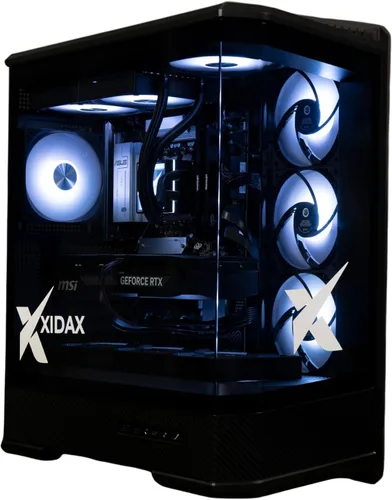 Vista 11 de XIDAX PC para juegos preconstruida, Core Ultra 9 285K, RTX 5090, 64 GB DDR5