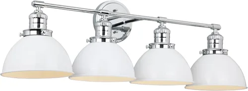 Vista 38 de Design House 519892 Kimball Industrial Farmhouse Luz de Pared Interior de 1 Luz con Pantalla de Metal para Pasillo, Baño, Cocina, Vestíbulo, Pintura