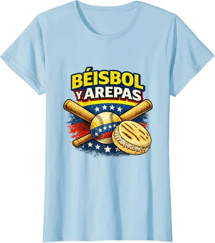 Vista 23 de Camiseta Beisbol y Arepas Venezuelas Baseball Pride Team 2026