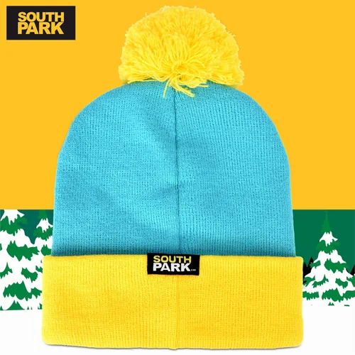 Vista 6 de Sombreros de cosplay de personajes de South Park, diseños de Stan Marsh, Kyle Broflovski, Eric Cartman y Kenny McCormick