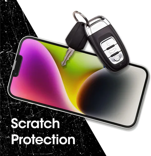 Vista 6 de OtterBox - Protector de pantalla de vidrio templado para iPhone 13 Pro Max y 14 Plus, protección de vidrio templado contra caídas y arañazos