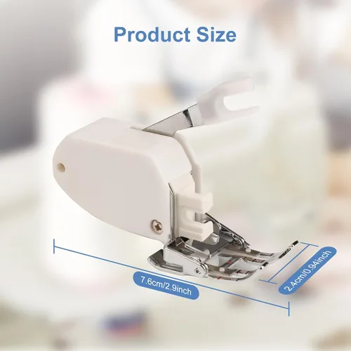 Vista 3 de Pie prensatelas con dedo abierto para caminar, apto para acolchado y costura de telas gruesas, compatible con máquina de coser Brother F033N F033