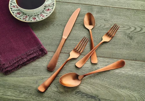 Vista 2 de Hampton Forge 357C005Hsn Melodie Copper Titanium - Juego de 5 piezas