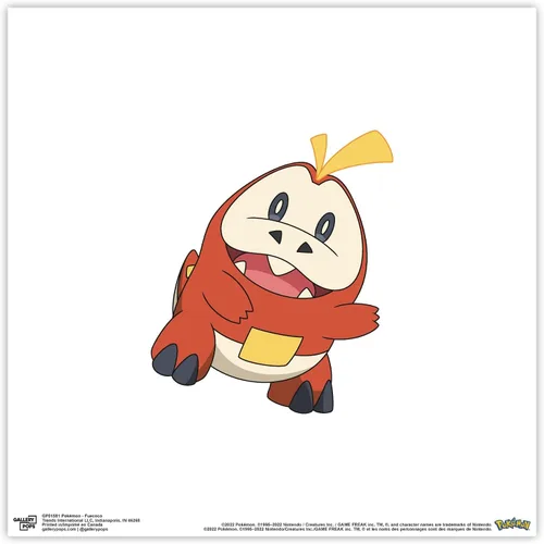 Vista 8 de Trends International Gallery Pops Pokémon - Póster de pared de Fuecoco, 12.00 x 12.00 pulgadas, versión de marco negro