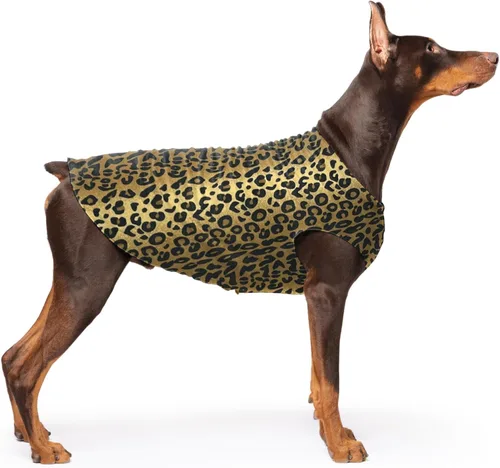 Vista 87 de Abrigo elástico de lana para perro, ropa suave y cálida para perro, suéter elástico para mascotas, lavable en lavadora, ecológico, para todo el año