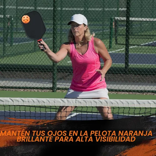 Vista 4 de 40 Pack Premium Indoor Pickleball Balls, Meet USAPA Official Standards