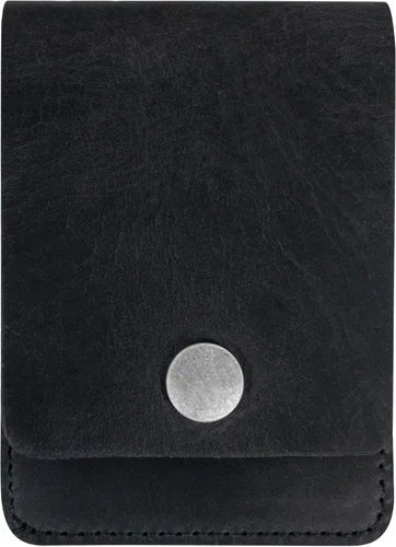 Vista 22 de Hide & Drink, Cartera vertical con bolsillo frontal con ranura para tarjetas, almacenamiento compacto para billetes, tarjetero, cuero de grano