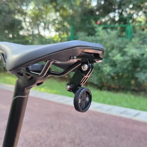 Vista 4 de Cestbon Soporte de sillín de bicicleta para luz de interfaz Gopro compatible con S-Works Power Phenom Romin Bridge Series Saddle