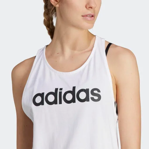 Vista 7 de Adidas Camiseta sin mangas con logotipo holgado para mujer