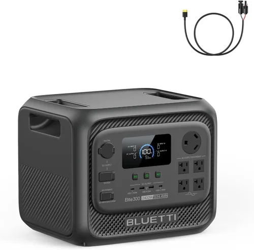 Vista 17 de BLUETTI Generador solar Elite 300 con panel solar de 350W incluido