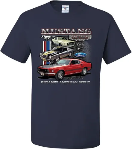 Vista 6 de Ford Mustang Classics Camiseta Muscle Car Untamed American Spirit