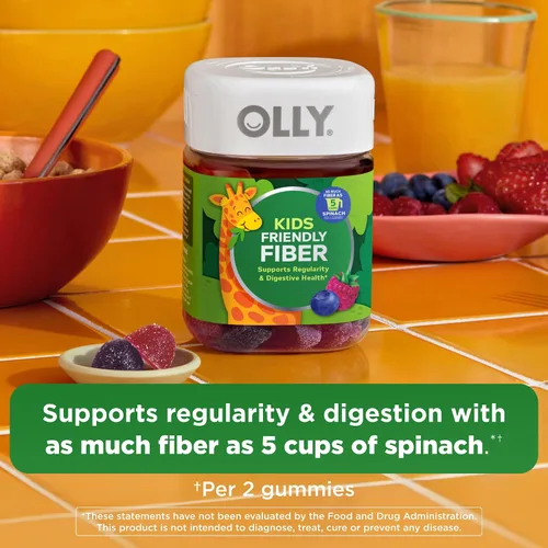 Vista 2 de OLLY Gomitas de fibra aptas para niños, soporte para la digestión* Fibra