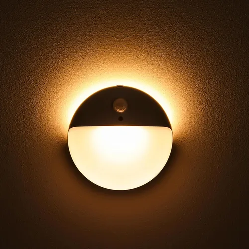 Vista 10 de YUNLEX Paquete de 2 luces nocturnas a batería, luces de inodoro, luz de sensor de movimiento pequeño de 2.6 pulgadas, luces adhesivas, 3 modos