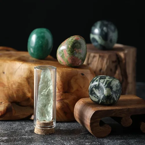 Vista 5 de Ckakra Colecciones de cristales curativos, piedras rodadas de alta calidad, colección de piedras preciosas por color, regalos de meditación