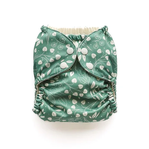 Vista 9 de Esembly Funda para pañales de tela – Pañal de natación reutilizable, impermeable, transpirable, capa exterior ajustable sobre interior absorbente