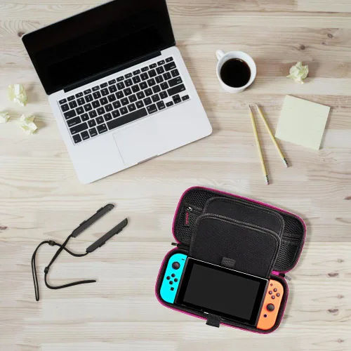 Vista 69 de daydayup Switch Carrying Case Compatible with Nintendo Switch 2, with 24 Games Cartridges Protective Hard Shell Travel Carrying Case Pouch for