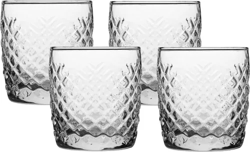 Vista 5 de Anchor Hocking Aniston - Vasos para beber (4 piezas, 11.5 onzas, aptos para lavavajillas)
