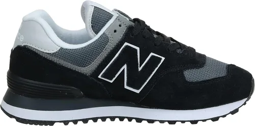 Vista 4 de New Balance Tenis 574 V1 Core para hombre, NegroGris