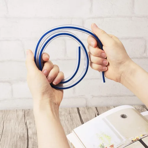 Vista 3 de Mr. Pen - Regla curva flexible de 24 pulgadas para dibujar, coser e ingeniería