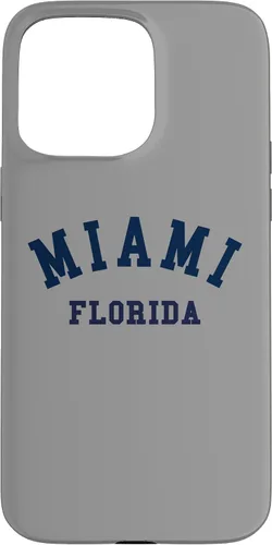 Vista 31 de Miami Florida USA State FL Varsity Style - Carcasa deportiva para iPhone 16