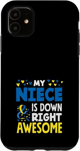 Vista 8 de My Niece is Down Right Awesome Down Syndrome Awareness Case for iPhone 17
