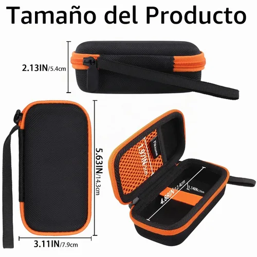 Vista 6 de Estuche rígido de viaje para Klein Tools GFCI receptáculo probador 120V