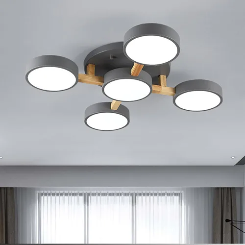 Vista 14 de Lámpara de techo LED, lámpara de techo 33WGreen 3 CCT para dormitorio, sala de estar, cocina