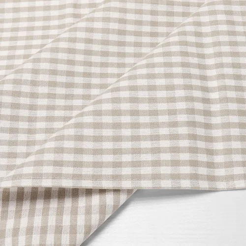 Vista 7 de Manteles, Cubiertas de Mesa Rectangulares Vintage de Algodón Puro a Cuadros Gingham, Manteles de Tamaño Grande para Navidad, Vacaciones, Hogar