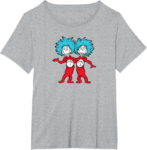 Vista 73 de Dr. Seuss Thing 1 Thing 2 Buddies - Camiseta Negro