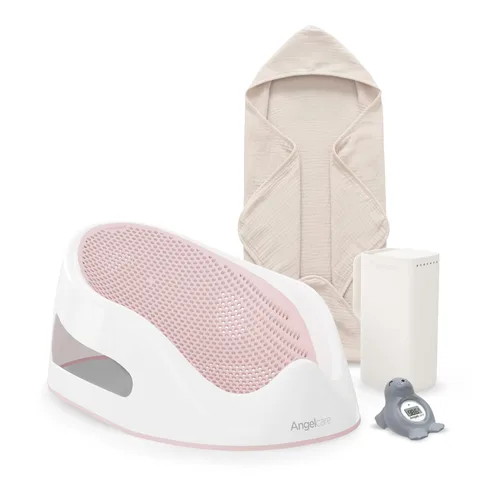 Vista 14 de Angelcare Soft-Touch - Soporte de baño y enjuague para bebé, color Aguamarina