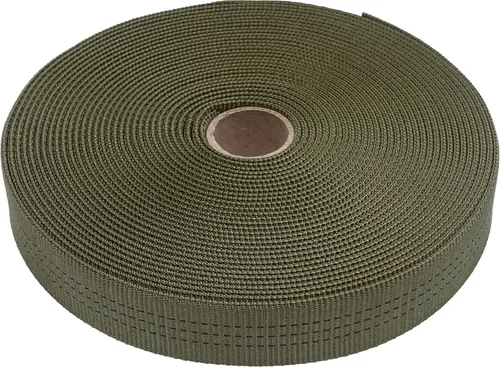 Vista 12 de GM CLIMBING - Cinta de correa tubular de nailon de 1 pulgada, certificada CE, UIAA, 4000 lb de alta resistencia para cuerda de rescate de escalada