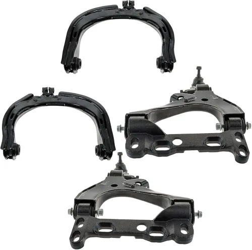 Vista 11 de TRQ Brazo de control superior e inferior del lado del conductor y del pasajero con juego de rótulas compatible con Chevrolet GMC 89-02
