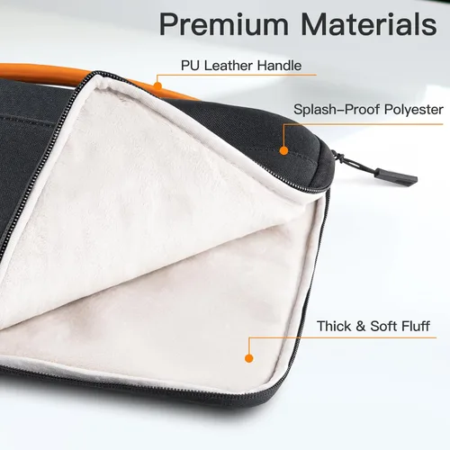 Vista 4 de JETech Funda para portátil de 13 a 14 pulgadas, color negro