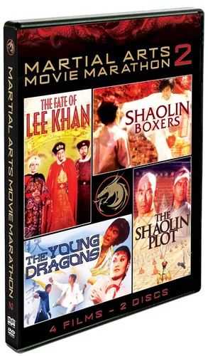 Vista 2 de Martial Arts Movie Marathon Vol 2 The Fate Of Lee Khan Shaolin Boxers The Young Dragons The Shaolin Plot