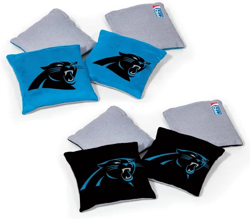 Vista 30 de Wild Sports - Bolsas de frijoles de doble cara de fútbol americano profesional de la NFL, 8 unidades, bolsas de lanzamiento de primera calidad