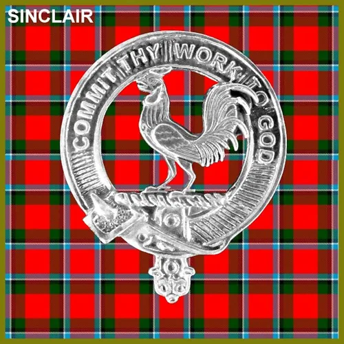 Vista 4 de Sinclair Scottish Clan Crest Badge Dress Fur Sporran