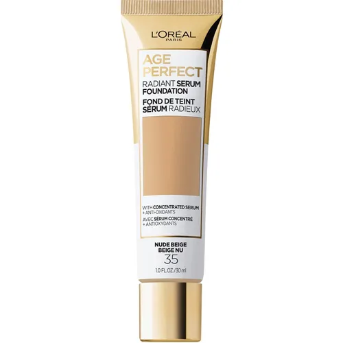 Vista 11 de L'Oreal Paris Age Perfect - Base de suero radiante con SPF 50, almendra, 1 onza